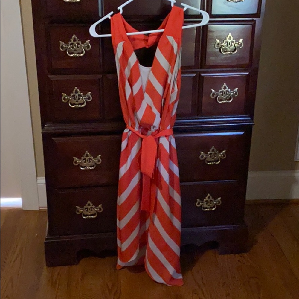 Striped Tie Dress